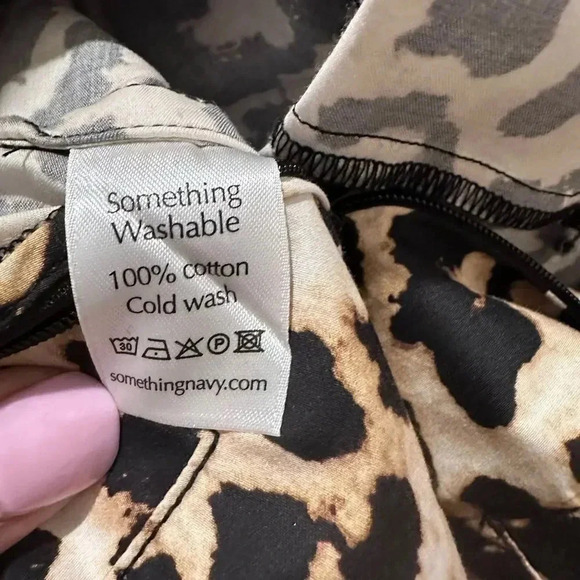 Something Navy Leopard Print Jumpsuit - Picture 15 of 16